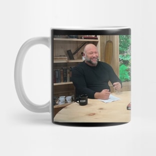 Alex Jones Tucker Carlson Best Friends Against the Deep State Mug